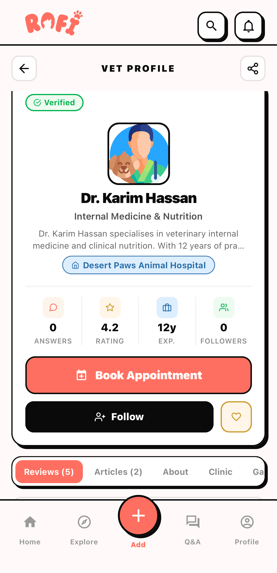 Vet Booking